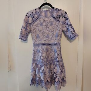 Just Me Lavender Lace Dress